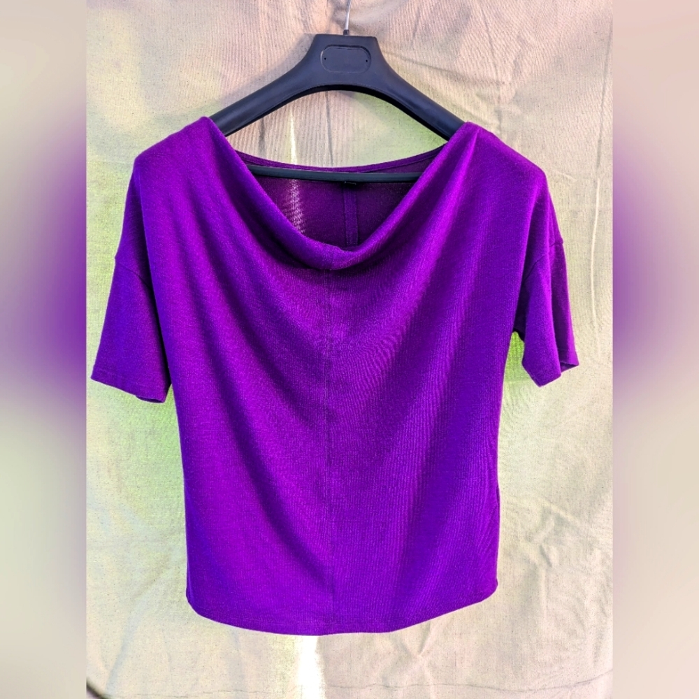 NWOT Banana Republic Purple Woman's Top Size S.